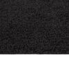 vidaXL Teppich Shaggy Hochflor Schwarz 160x230 cm