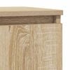 vidaXL Sideboard mit Schublade Sonoma-Eiche 71x35x65 cm Holzwerkstoff