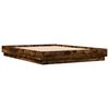 vidaXL Bettgestell R&auml;uchereiche 120x200 cm Holzwerkstoff