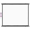 vidaXL Beamer Leinwand 100" 4:3