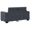 vidaXL Sofa Set 3 pcs Dunkelgrau 221 x 80 x 80 cm Samt