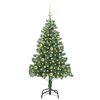 vidaXL Weihnachtsbaum mit 150 LEDs mit St&auml;nder Gr&uuml;n 150 cm PVC