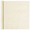 vidaXL Balkon Sichtschutz Creme 120x600 cm HDPE