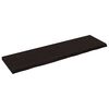 vidaXL Waschtischplatte Dunkelbraun 180x50x(2-6)cm Massivholz