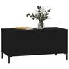 vidaXL Couchtisch Schwarz 90x44,5x45 cm Holzwerkstoff
