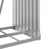 vidaXL Kaminholzunterstand Hellgrau 40x45x100 cm Verzinkter Stahl