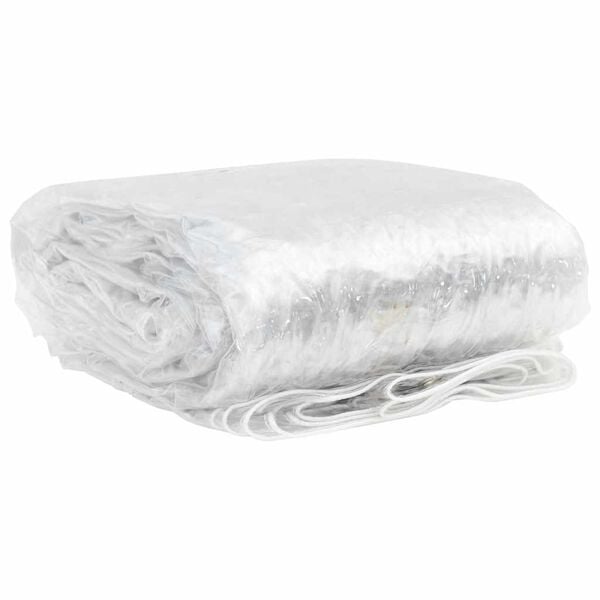 vidaXL Transparente Plane mit &Ouml;sen 4x12 m PVC