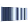vidaXL Einziehbare Markise Blau und Wei&szlig; 350 x 250 cm