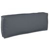 vidaXL Kissen Oxford-Stoff Anthrazit 120 x 40 x 12 cm