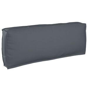 vidaXL Kissen Oxford-Stoff Anthrazit 120 x 40 x 12 cm