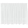 vidaXL Spitzenvorhang mit Vorh&auml;ngen Floral Wei&szlig; 245 x 500 cm Polyester