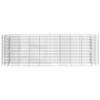 vidaXL Gabionen-Hochbeet Verzinktes Eisen 330x50x100 cm