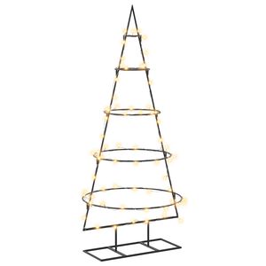 vidaXL Metall-Weihnachtsbaum mit St&auml;nder KUOPIO 125 cm Warmes Wei&szlig;