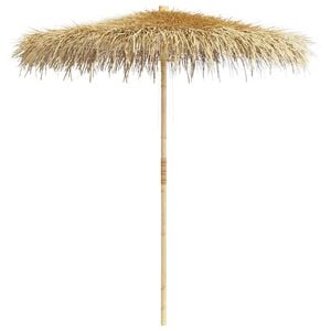 vidaXL Bambus-Sonnenschirm mit Bananenblatt-Dach 210 cm