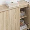 vidaXL Seitenschrank Sonoma 96,5 x 30 x 75 cm Holzwerkstoff