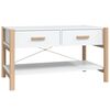 vidaXL Couchtisch Wei&szlig; 82x48x45 cm Holzwerkstoff