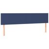 vidaXL Kopfteile Blau 160x5x78/88 cm Stoff
