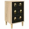 vidaXL Nachttisch BREMEN Sonoma-Eiche 36 x 33 x 60 cm Holzwerkstoff