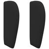 vidaXL Kopfteil Ohr Schwarz 40 x 23 x 6 cm Stoff