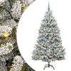 vidaXL K&uuml;nstlicher Weihnachtsbaum 180 cm 300 LEDs Warmes Wei&szlig;