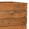 vidaXL Hochbeet 150x40x55 cm Teak Altholz und Stahl