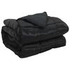vidaXL Ganzjahresbettdecke 200 x 220 cm 300 g/m&sup2; Schwarz