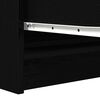 vidaXL Sideboard Schwarz Eichen-Optik 100x35x76 cm Holzwerkstoff