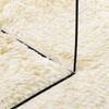 vidaXL Teppich Shaggy Hochflor NAVARRA Creme 200x290 cm Polyester