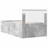 vidaXL Tagesbett Beton Grau und Schwarz 100 x 200 cm Holzwerkstoff