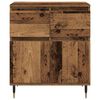 vidaXL Sideboard Altholz 60 x 35 x 70 cm Verbundholz und Eisen