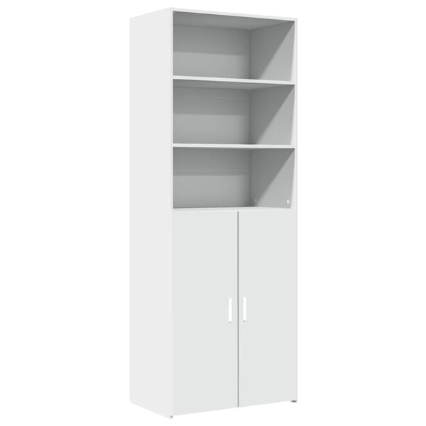 vidaXL Highboard Wei&szlig; 70x42,5x185 cm Holzwerkstoff