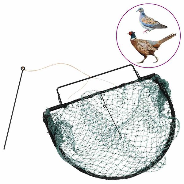 vidaXL Vogelfalle Gr&uuml;n 40 cm Stahl