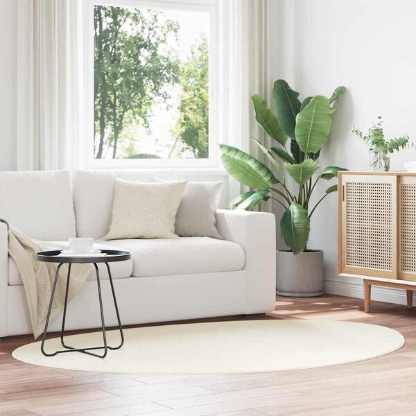 vidaXL Teppich HUARTE Creme 120 x 170 cm Polyester