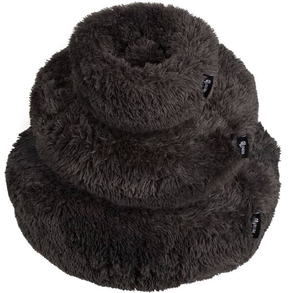 DISTRICT70 Haustierbett FUZZ Dunkelgrau M