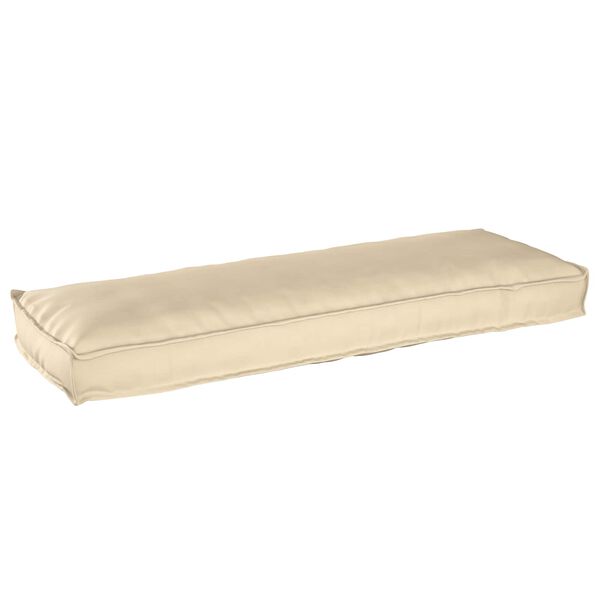 vidaXL Kissen Beige 120 x 40 x 8 cm Oxford-Stoff