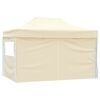 vidaXL Party-Zelt Creme 291 x 431 x 315 cm Oxford-Stoff