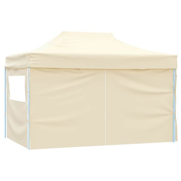 vidaXL Party-Zelt Creme 291 x 431 x 315 cm Oxford-Stoff