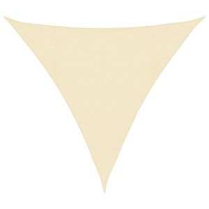vidaXL Sonnensegel 160 g/m&sup2; Creme 4x4x4 m HDPE