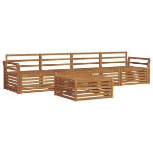 vidaXL Outdoor-Sofagarnitur 5 pcs Natur Massivholz Akazie
