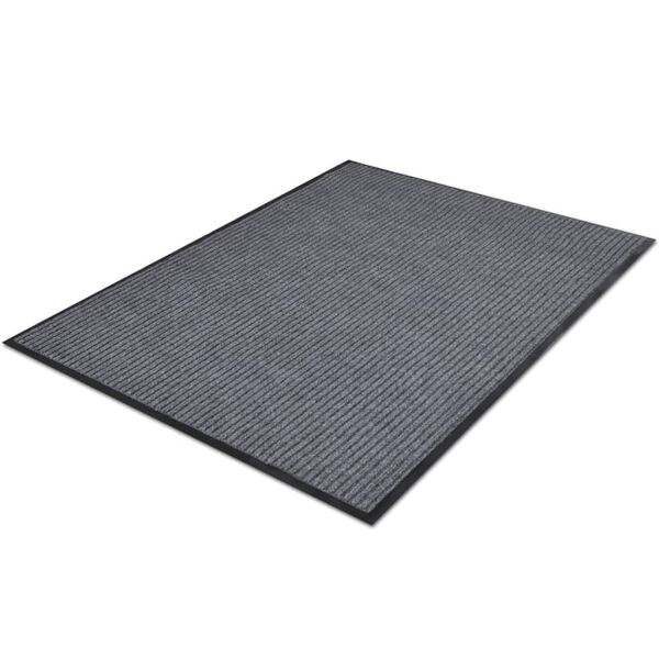 vidaXL Türmatten 2 Stk. PVC Grau 90 x 60 cm