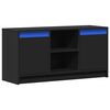 vidaXL TV-Schrank mit LED-Beleuchtung Schwarz 100x34x50 cm