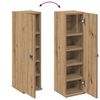 vidaXL Badezimmerschrank mit Rollenhalter Artisan-Eiche 20,5x22x72 cm