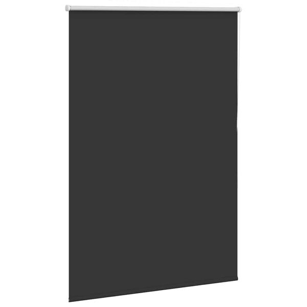 vidaXL Verdunkelungsrollo Schwarz 90x175 cm Stoffbreite 85,7 cm