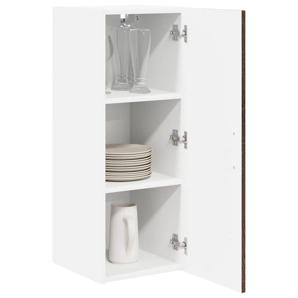 vidaXL K&uuml;chenschrank Braun Eichen-Optik 30 x 31 x 80 cm Holzwerkstoff
