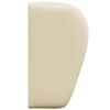 vidaXL Kopfteil Ohr Creme 40 x 23 x 6 cm PVC