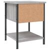 vidaXL Nachttische 2 Stk. Grau Sonoma 34x35,5x45 cm Holzwerkstoff