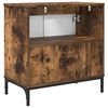 vidaXL Badezimmer Waschbecken Schrank Räuchereiche 60,5 x 33,5 x 61 cm