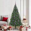 vidaXL K&uuml;nstlicher Weihnachtsbaum mit 300 LEDs mit St&auml;nder Gr&uuml;n 180 cm