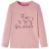 Kinder-Langarmshirt Rosa 92