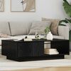 vidaXL Couchtisch Schwarz Eichen-Optik 95 x 55 x 31 cm Holzwerkstoff